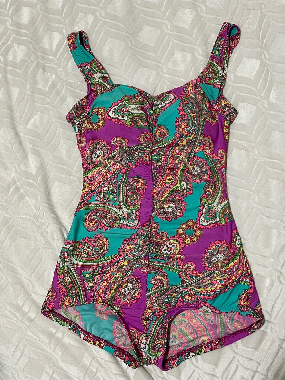 Maxine of Hollywood Paisley Swimsuit